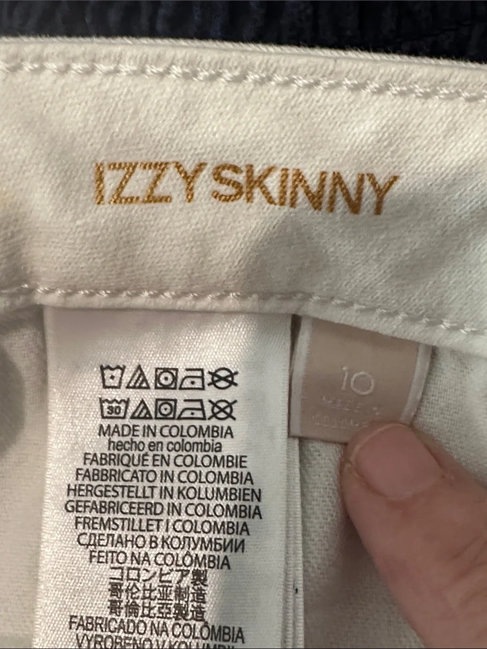 Michael Kors 10 White Skinny Jeans - Slim Stretch Denim